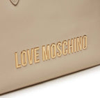 Borsa donna a spalla Love Moschino shopping ecopelle avorio B25MO07 JC4190PP1LKD0110