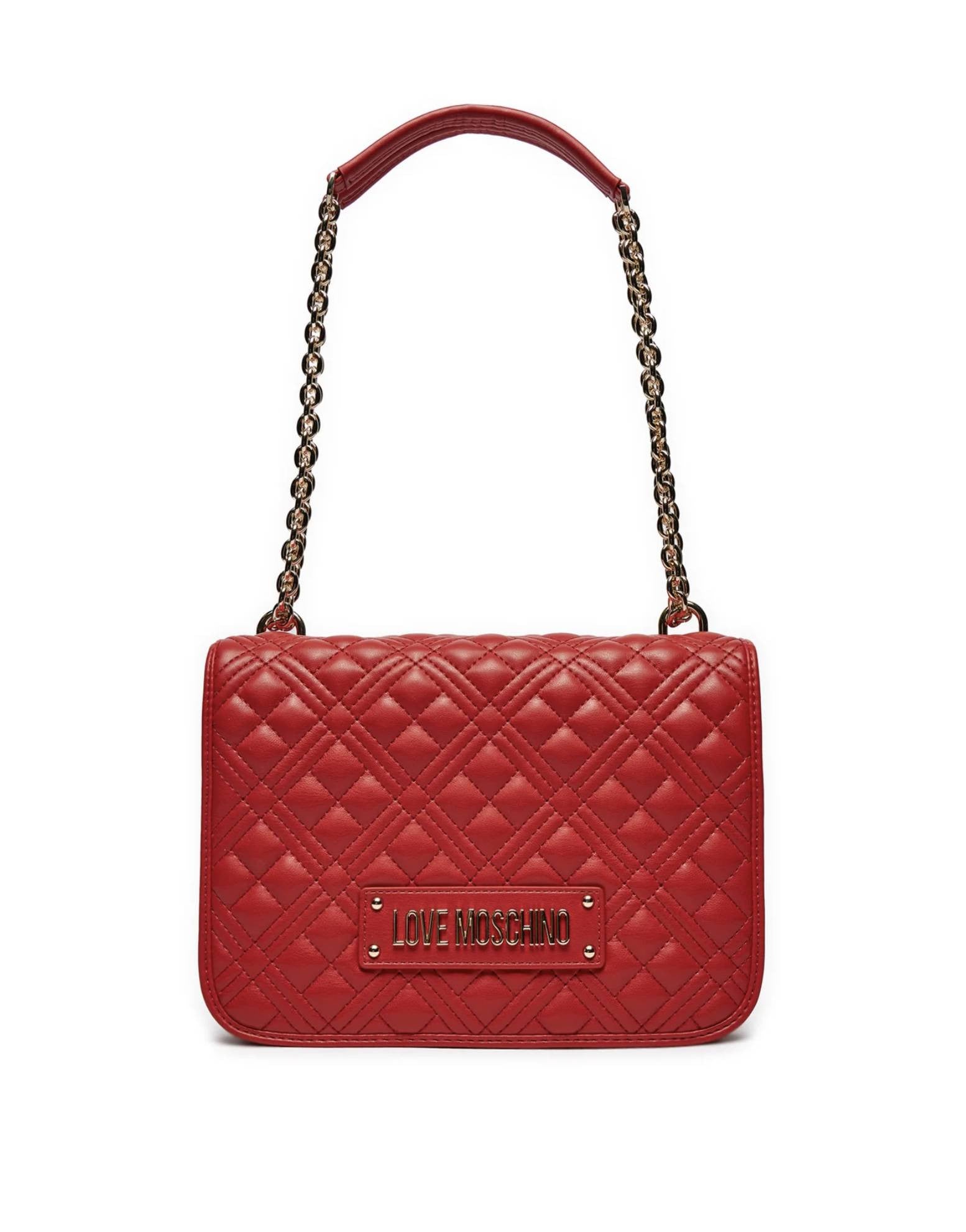 Borsa donna Love Moschino a spalla/ tracolla ecopelle trapuntata rosso B25MO24 JC4000PP1LLA0500