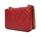 Borsa donna Love Moschino a spalla/ tracolla ecopelle trapuntata rosso B25MO24 JC4000PP1LLA0500