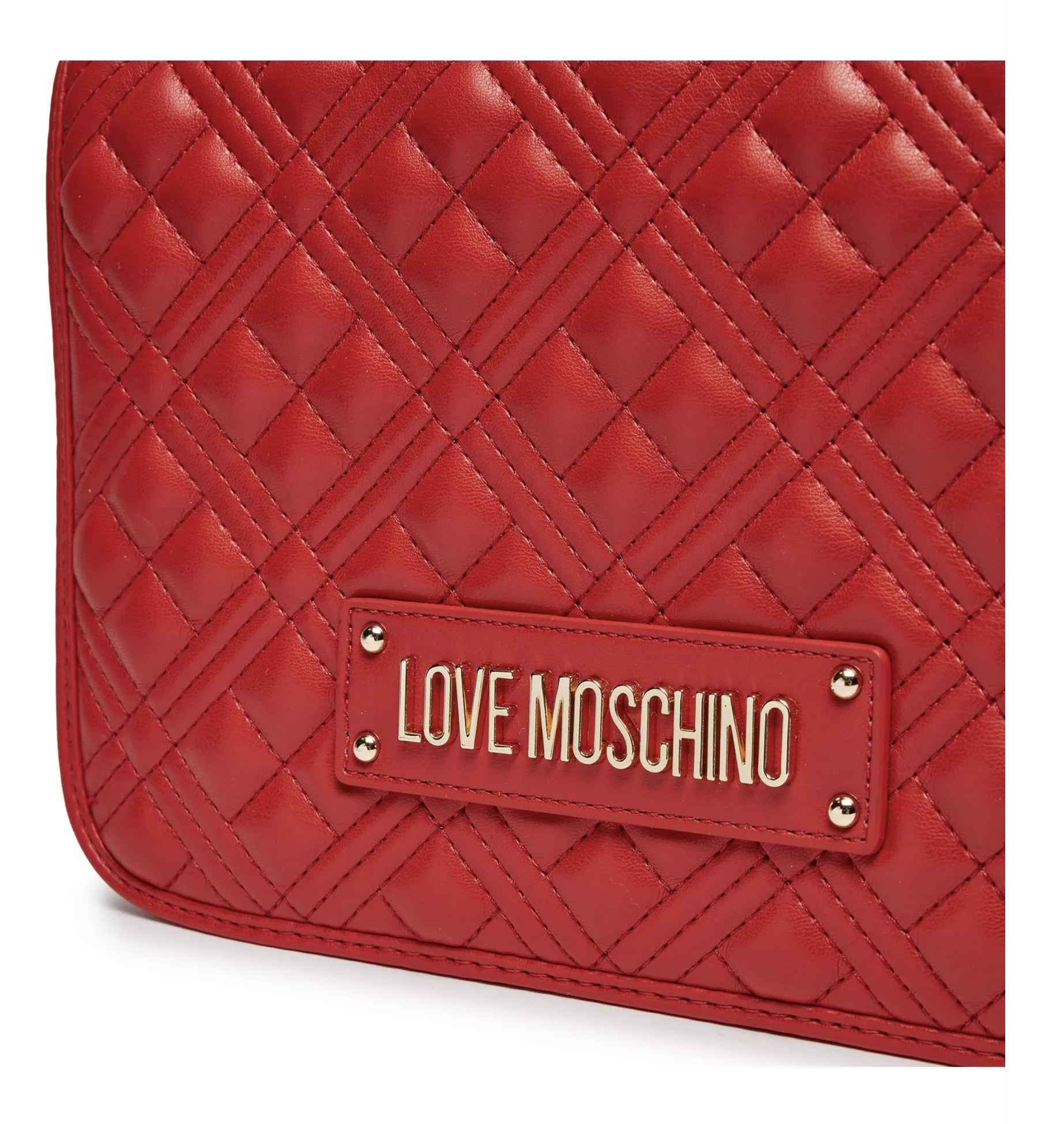Borsa donna Love Moschino a spalla/ tracolla ecopelle trapuntata rosso B25MO24 JC4000PP1LLA0500