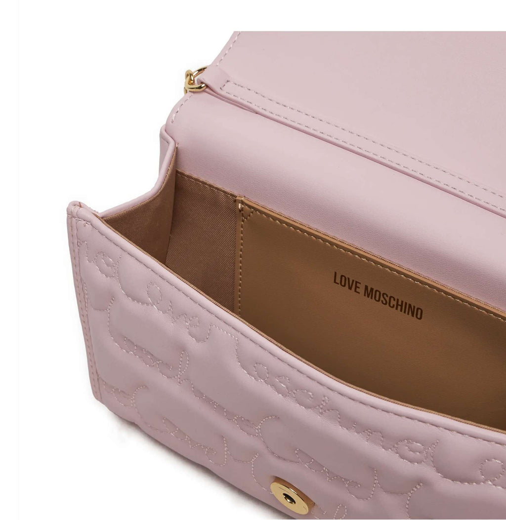 Borsa donna Love Moschino tracolla in ecopelle rosa B25MO40 JC4128PP1LLJ0600