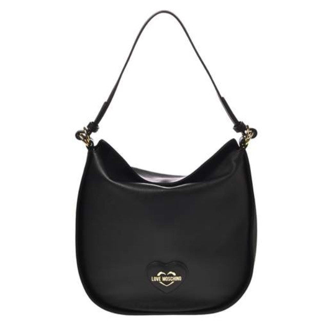 Borsa donna Love Moschino a spalla trapuntata saffiano nero B24MO99 JC4265