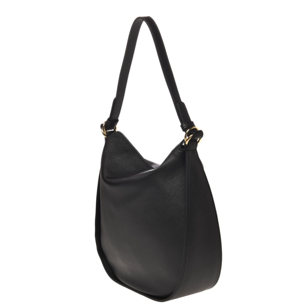 Borsa donna Love Moschino a spalla trapuntata saffiano nero B24MO99 JC4265