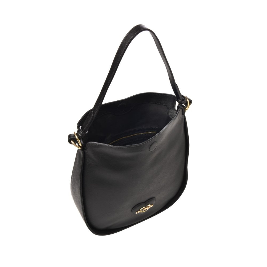 Borsa donna Love Moschino a spalla trapuntata saffiano nero B24MO99 JC4265