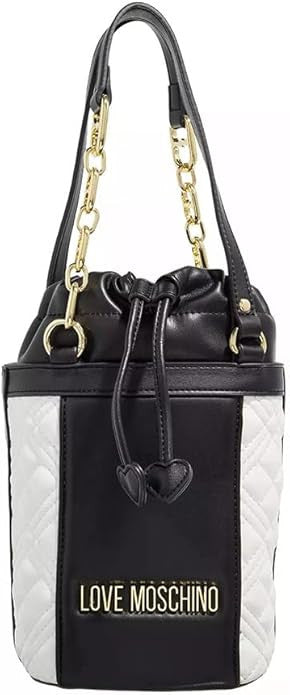 Borsa donna Love Moschino secchiello trapuntato bicolor B24MO83 JC4165