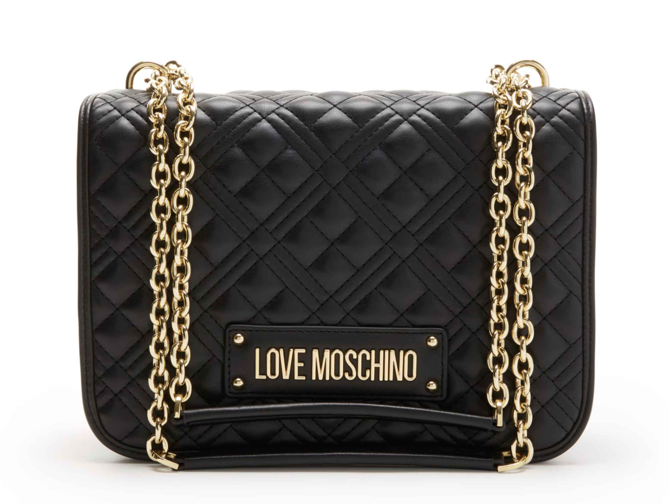 Borsa donna Love Moschino a spalla/ tracolla ecopelle trapuntata nero B25MO89 JC4000PP0LLA0000