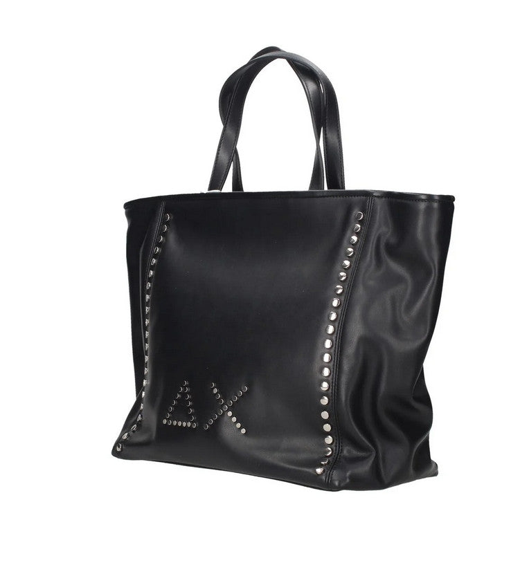 Borsa donna a mano/ tracolla Sun 68 Jacqueline studs bag nero B25SU05 Z44273 M