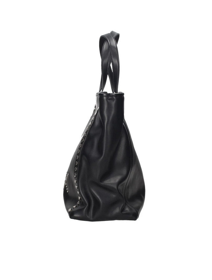 Borsa donna a mano/ tracolla Sun 68 Jacqueline studs bag nero B25SU05 Z44273 M