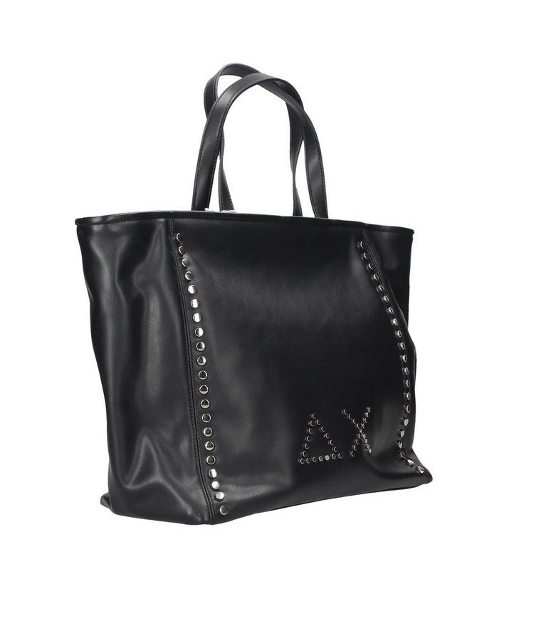 Borsa donna a mano/ tracolla Sun 68 Jacqueline studs bag nero B25SU05 Z44273 M