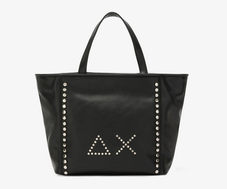 Borsa donna a mano/ tracolla Sun 68 Jacqueline studs bag nero B25SU05 Z44273 M