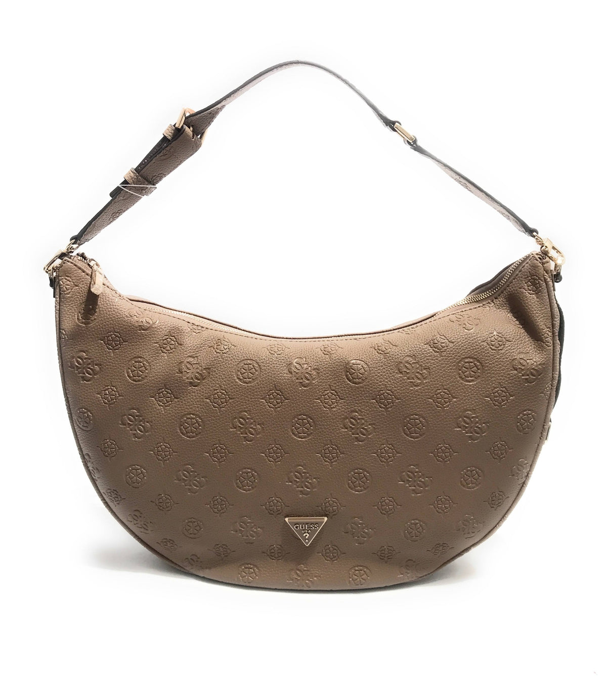 Borsa Guess a spalla Cresidia large hobo ecopelle dark taupe B25GU180 PG934903