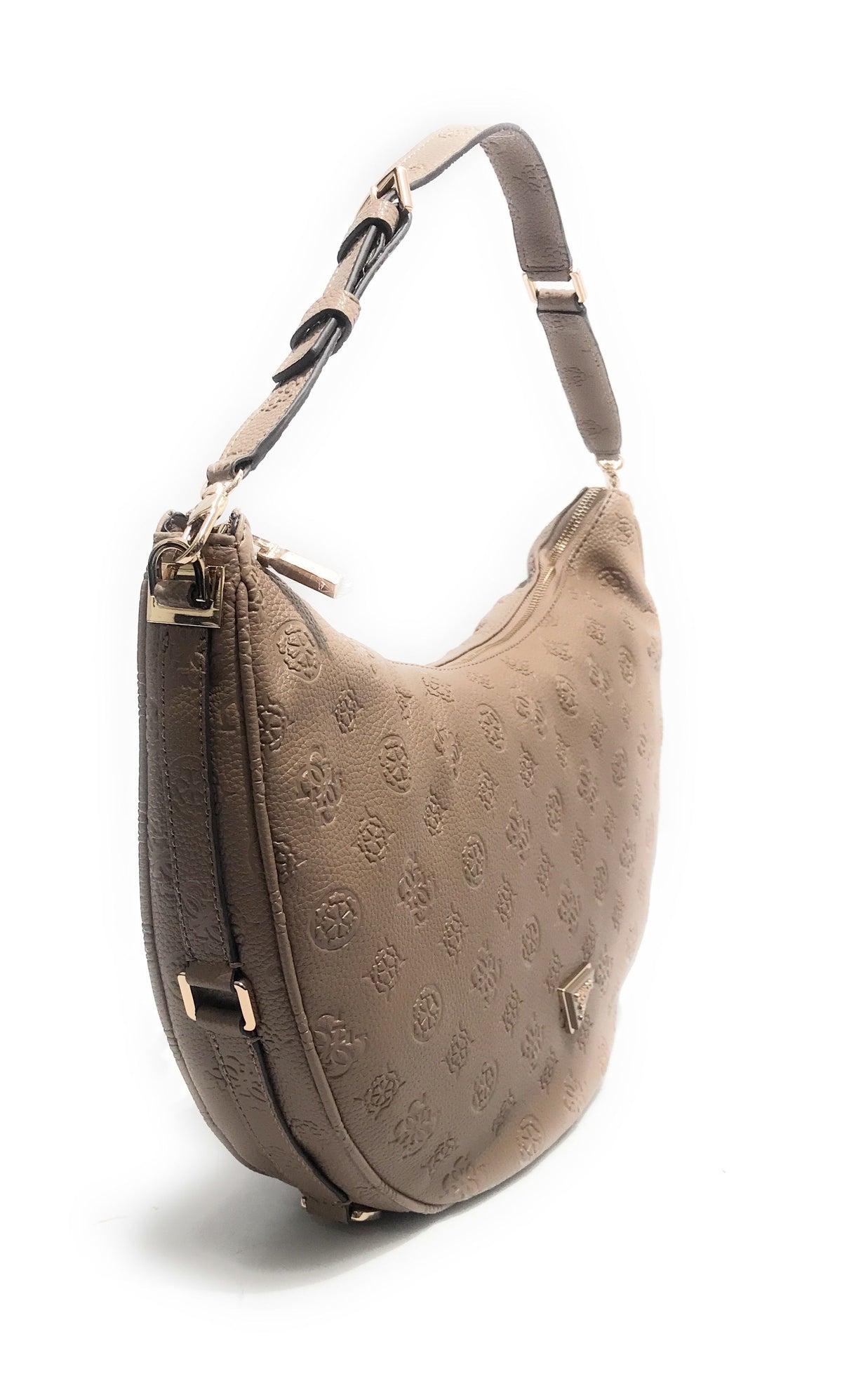 Borsa Guess a spalla Cresidia large hobo ecopelle dark taupe B25GU180 PG934903