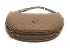 Borsa Guess a spalla Cresidia large hobo ecopelle dark taupe B25GU180 PG934903