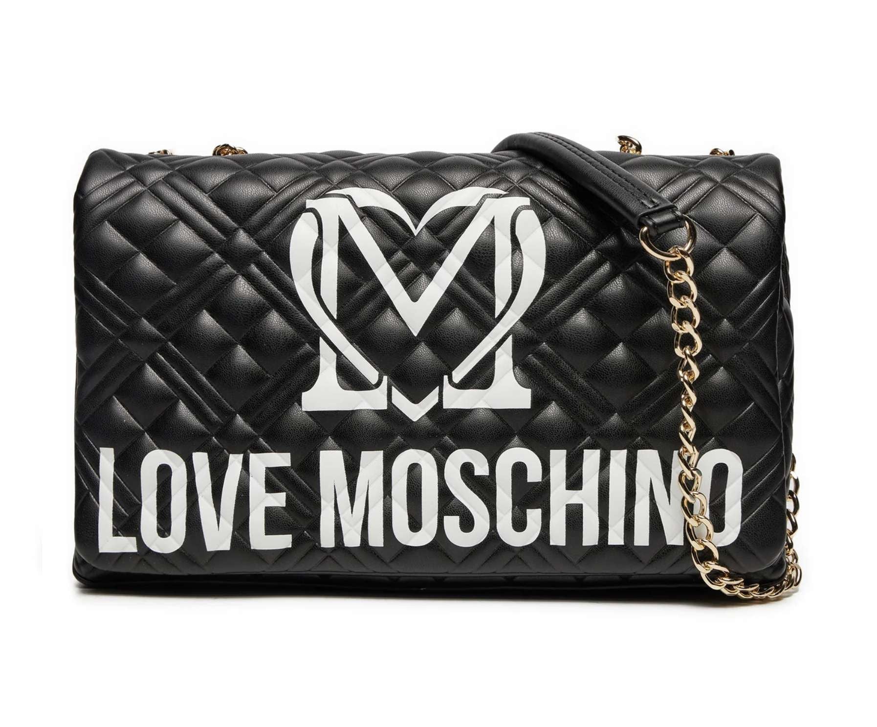 Borsa donna Love Moschino spalla/ tracolla ecopelle trapuntata nero B25MO142 JC4375PP0LKR100A