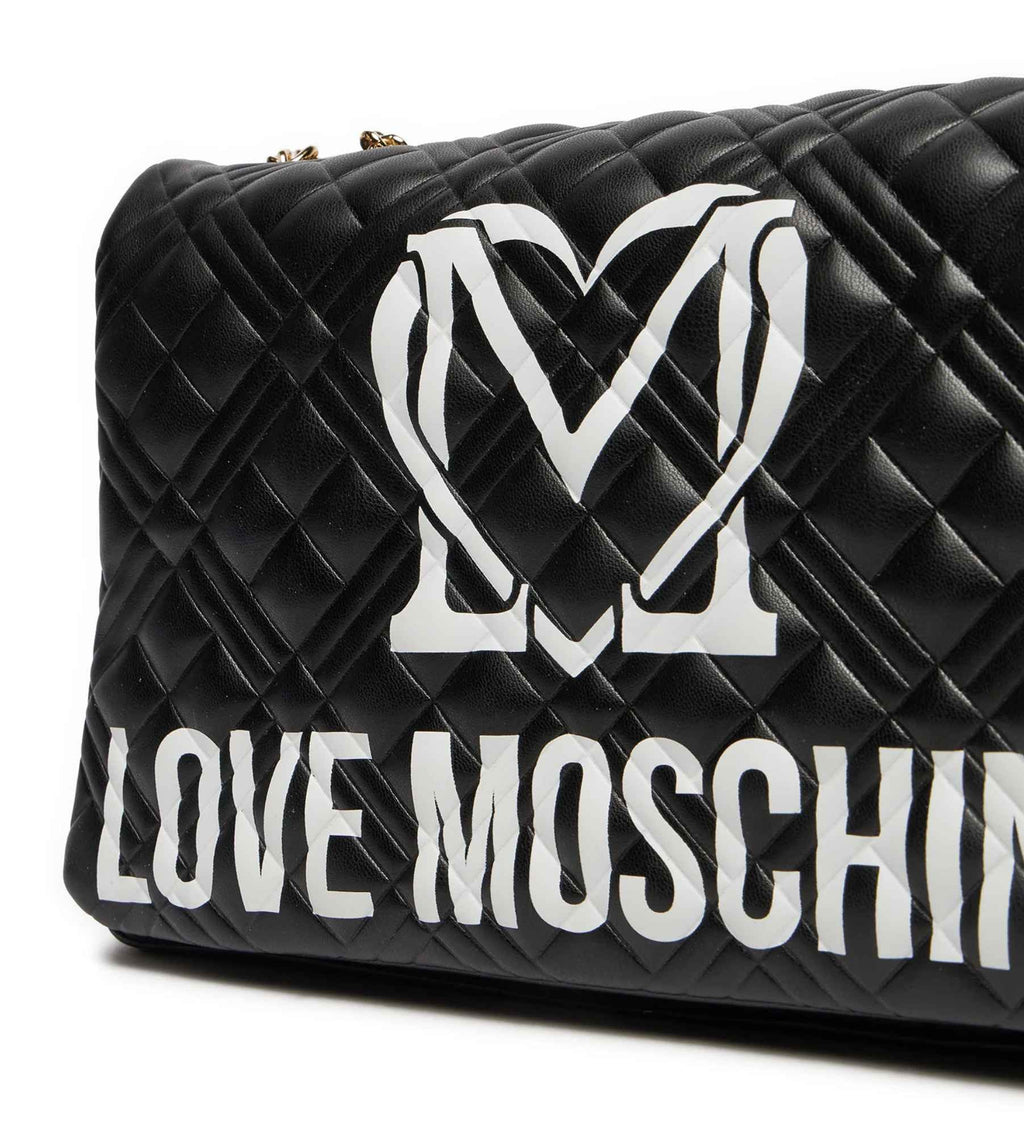 Borsa donna Love Moschino spalla/ tracolla ecopelle trapuntata nero B25MO142 JC4375PP0LKR100A