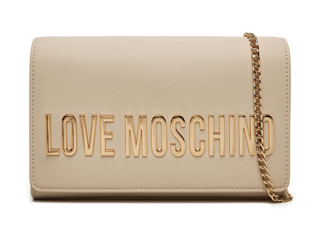 Borsa donna Love Moschino tracolla in ecopelle avorio BS25MO01 JC4103