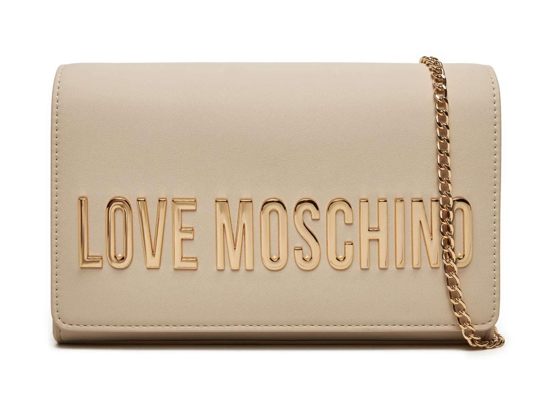 Borsa donna Love Moschino tracolla in ecopelle avorio BS25MO01 JC4103