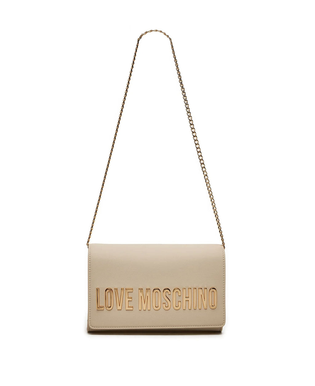 Borsa donna Love Moschino tracolla in ecopelle avorio BS25MO01 JC4103