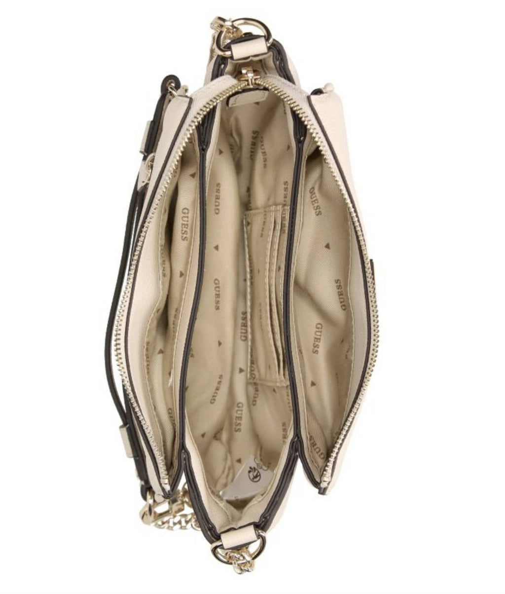 Borsa donna Guess a spalla Fedora ecopelle bone BS25GU13 BG951917