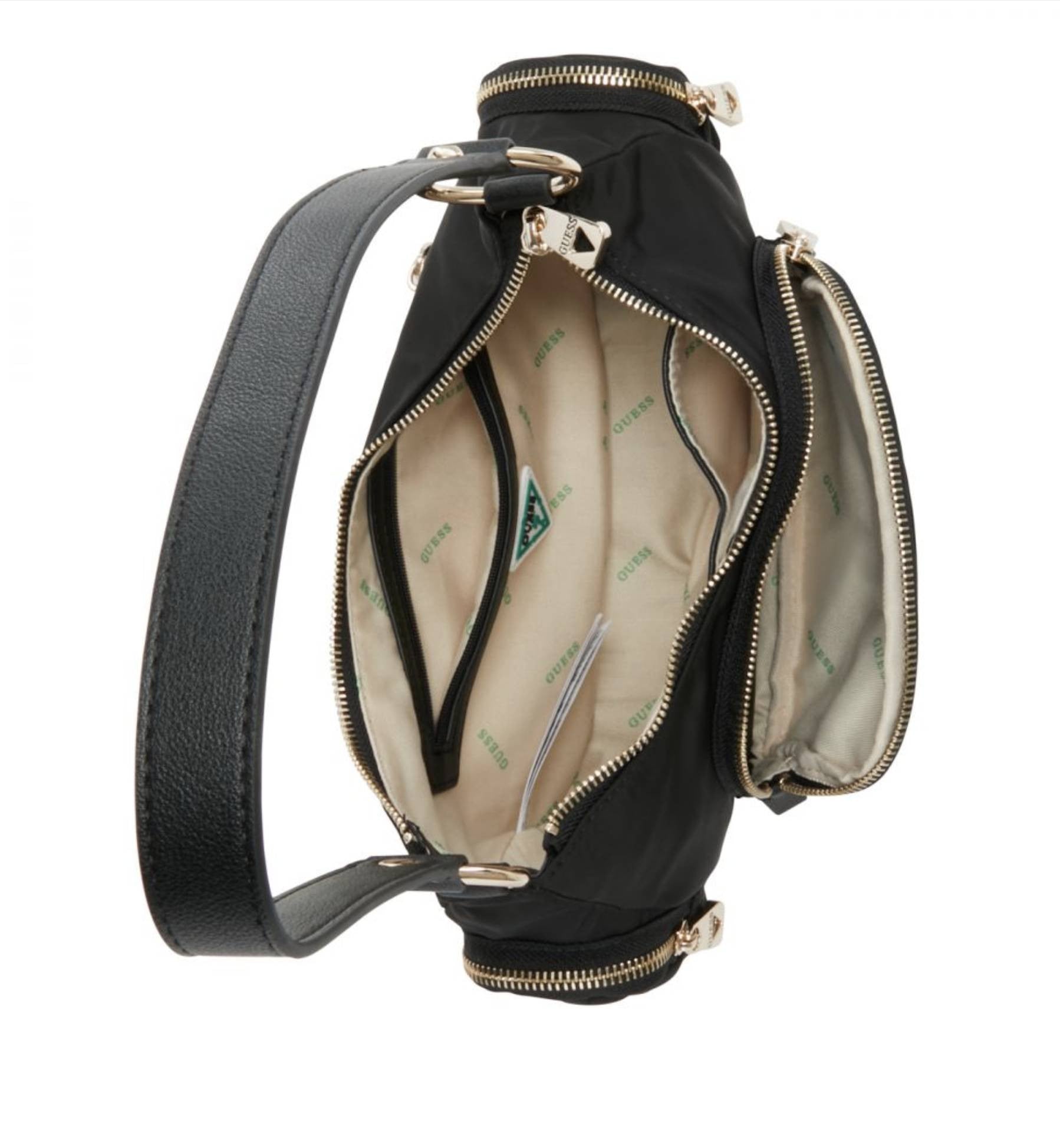 Borsa donna Guess tracolla Eco gemma shoulder bag black BS25GU04 EYG839572