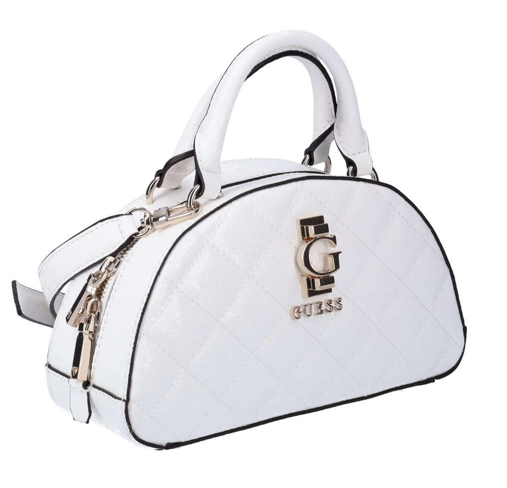 Borsa donna Guess a mano/ tracolla Bessey bowler ecopelle white BS25GU34 GG952205