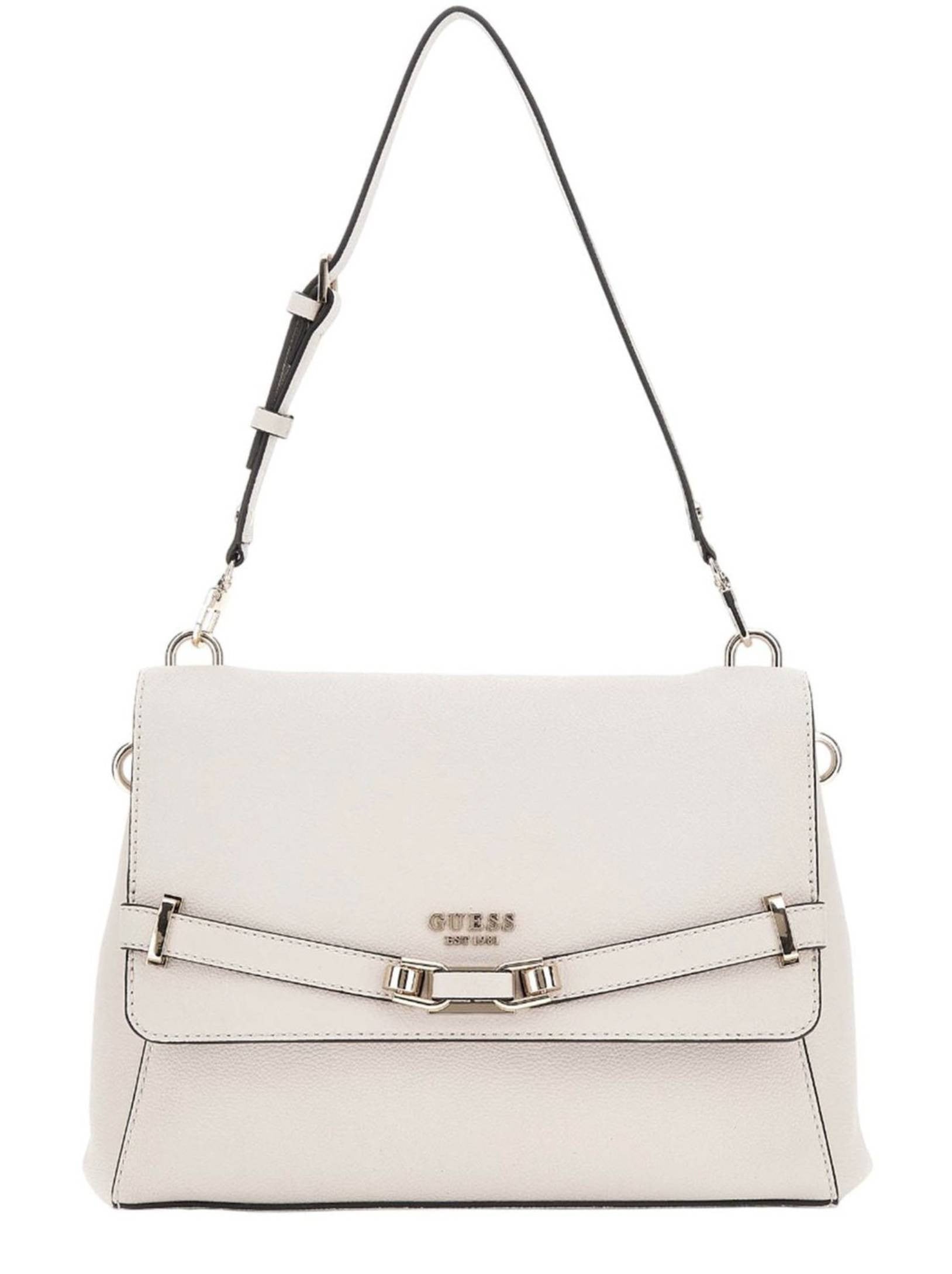 Borsa donna Guess a spalla/ tracolla Silvye ecopelle stone BS25GU39 BG952719