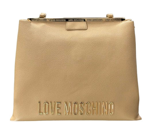 Borsa donna a mano/ spalla Love Moschino clutch ecopelle sabbia BS25MO32 JC4054PP1MLG0105