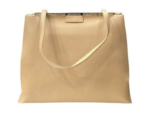 Borsa donna a mano/ spalla Love Moschino clutch ecopelle sabbia BS25MO32 JC4054PP1MLG0105