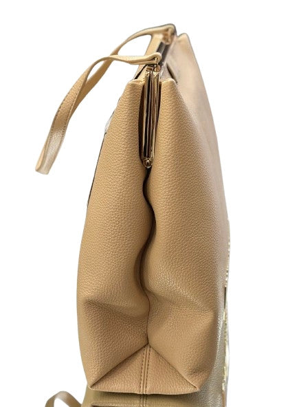 Borsa donna a mano/ spalla Love Moschino clutch ecopelle sabbia BS25MO32 JC4054PP1MLG0105