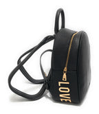 Borsa donna Love Moschino zaino ecopelle nero/oro BS25MO30 JC4030PP1MLT0000