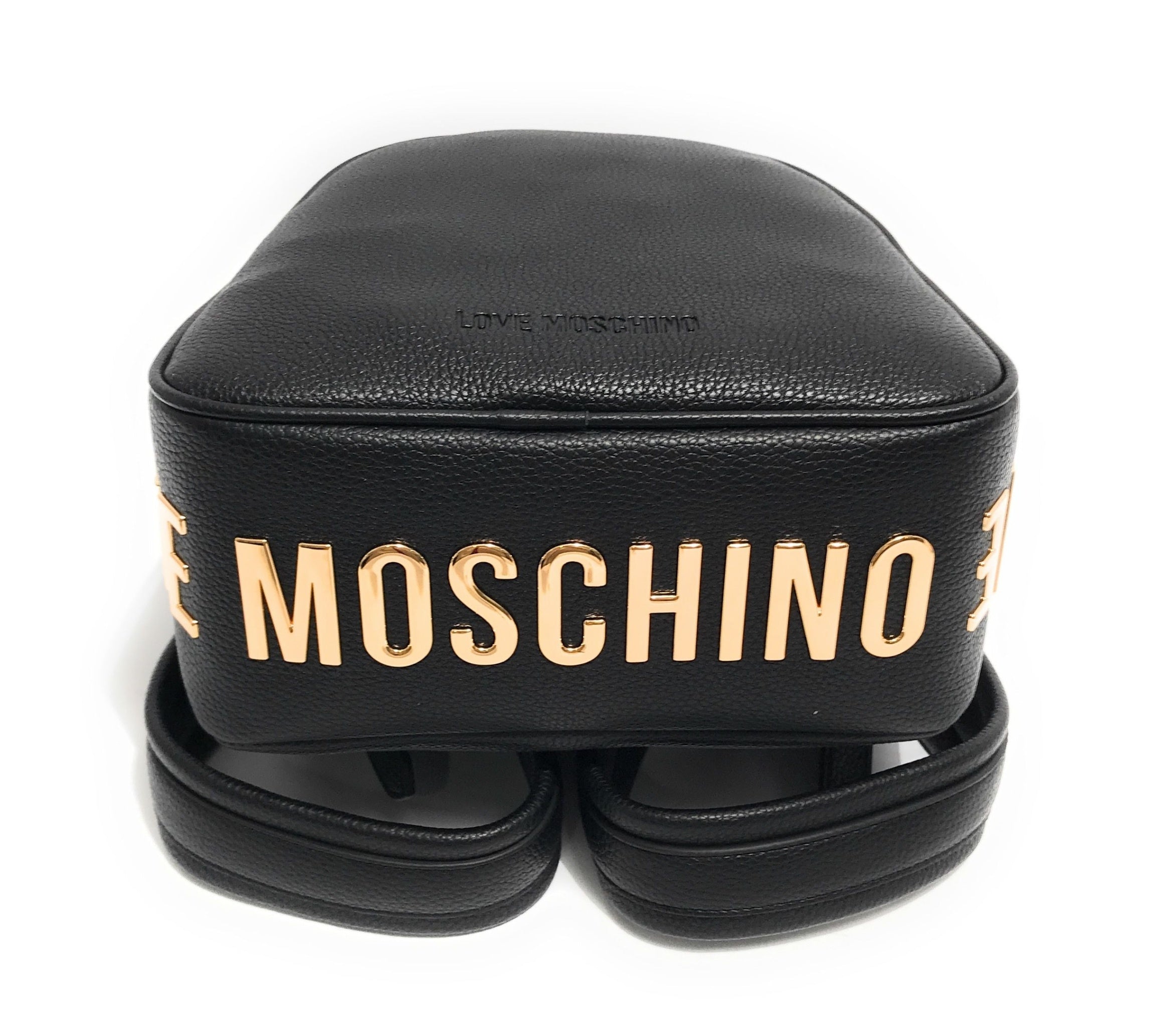 Borsa donna Love Moschino zaino ecopelle nero/oro BS25MO30 JC4030PP1MLT0000