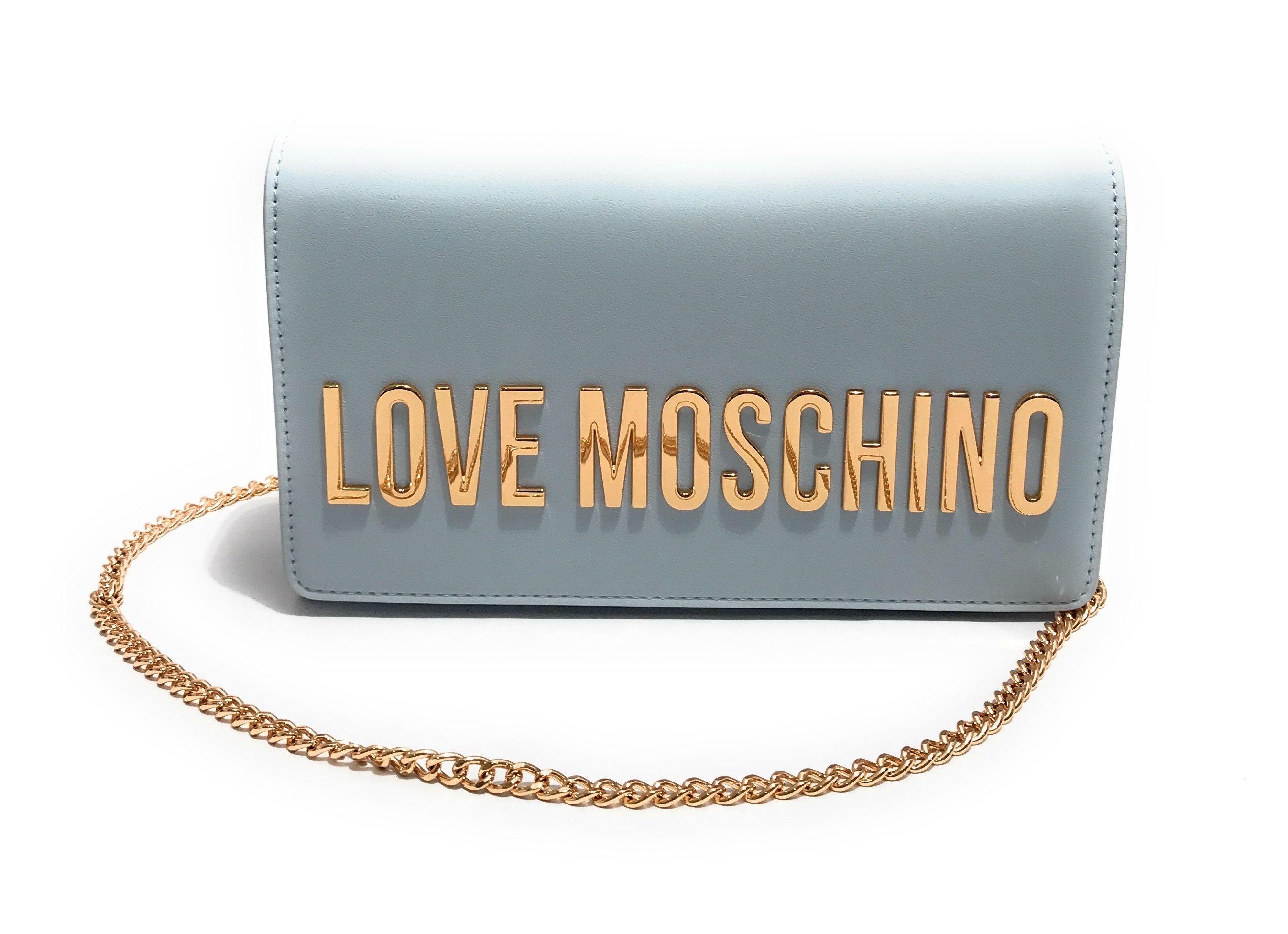 Borsa donna Love Moschino tracolla in ecopelle cielo BS25MO51 JC4103