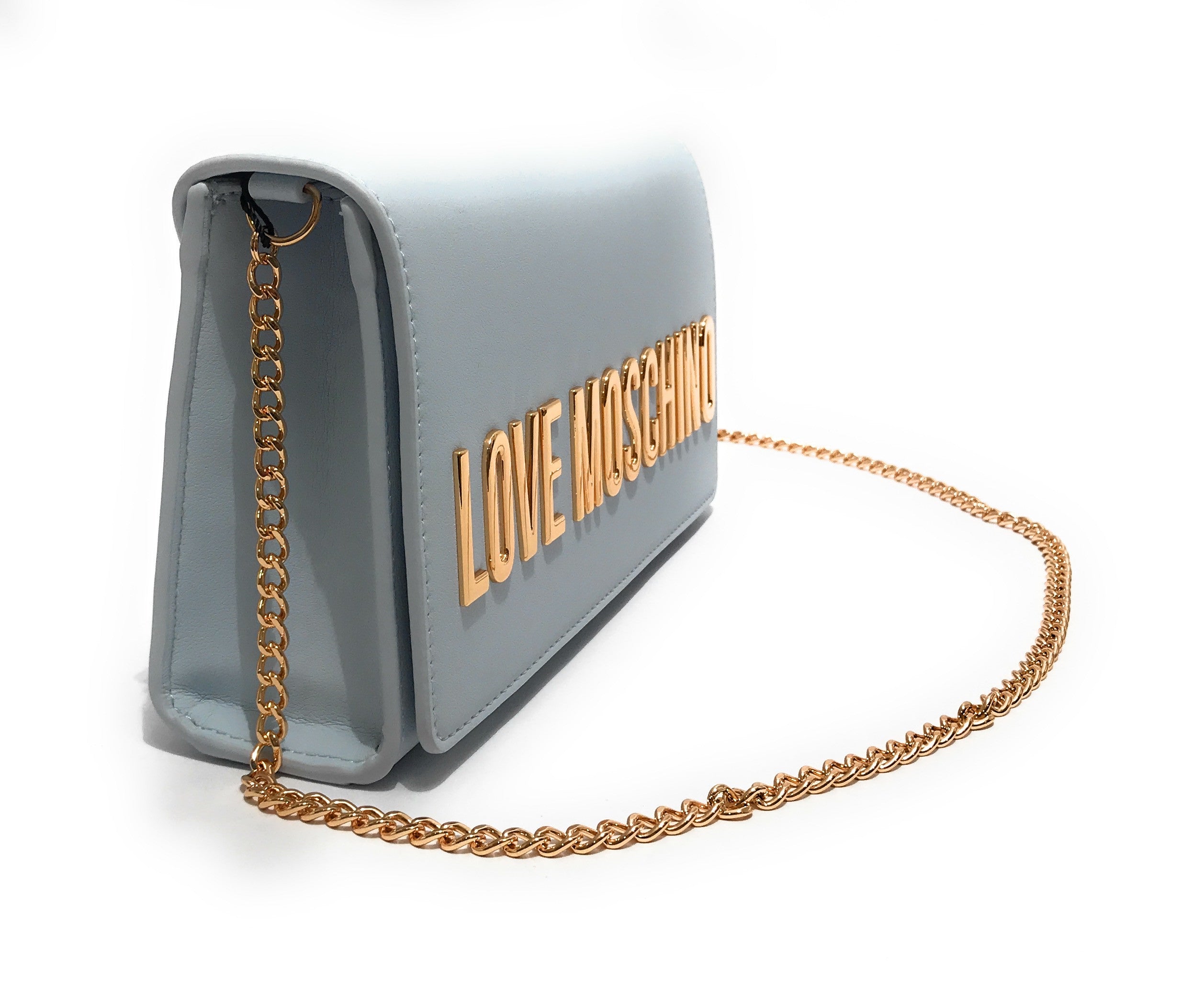 Borsa donna Love Moschino tracolla in ecopelle cielo BS25MO51 JC4103