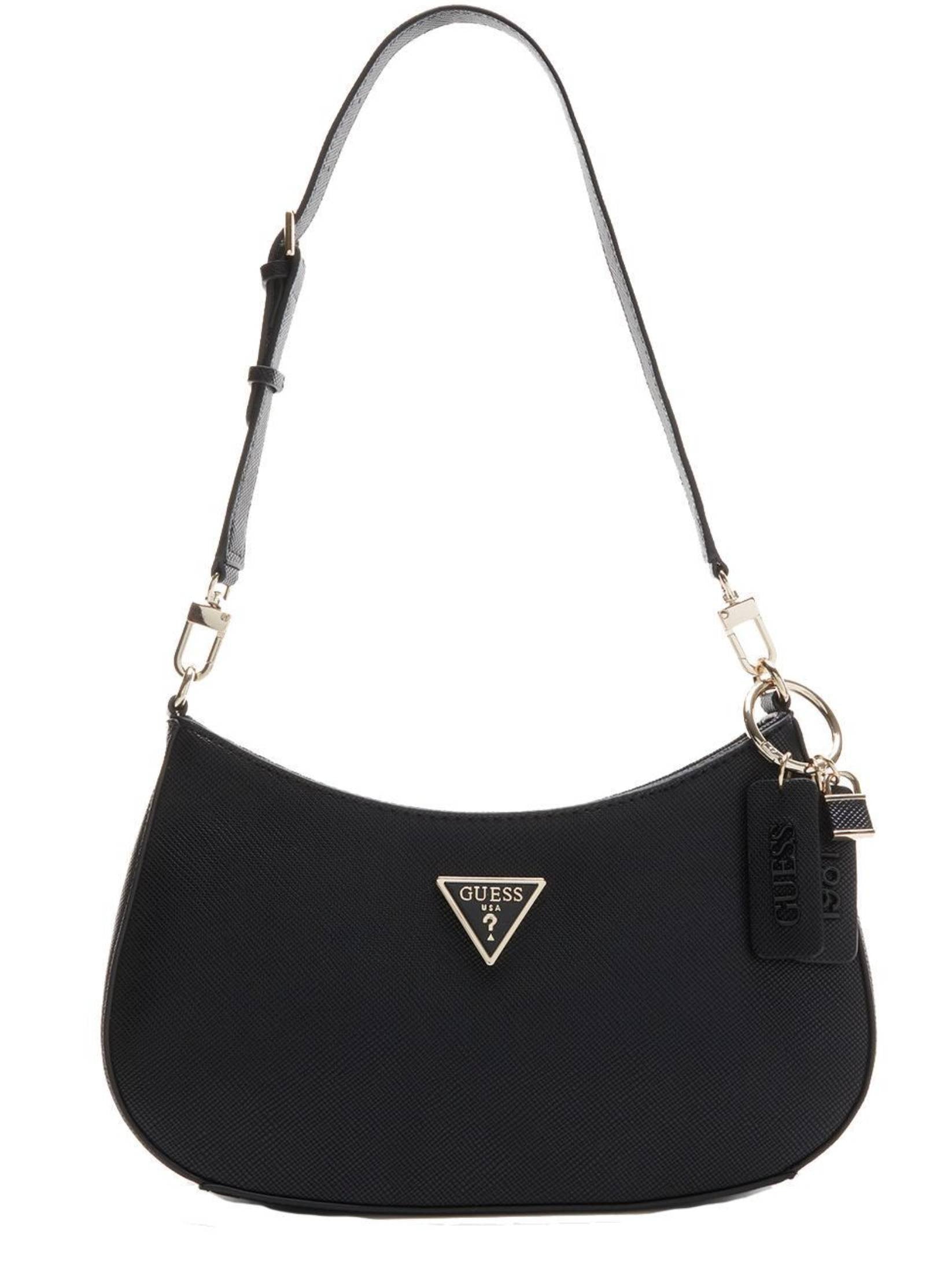 Borsa donna Guess Noelle top zip shoulder bag a spalla black BS25GU53 ZG787918
