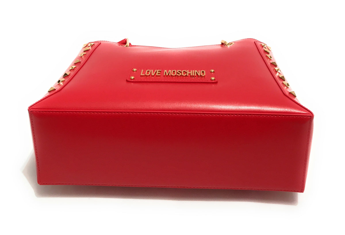 Borsa donna Love Moschino rosso/oro BS25MO74 JC4269PP0MKH0500