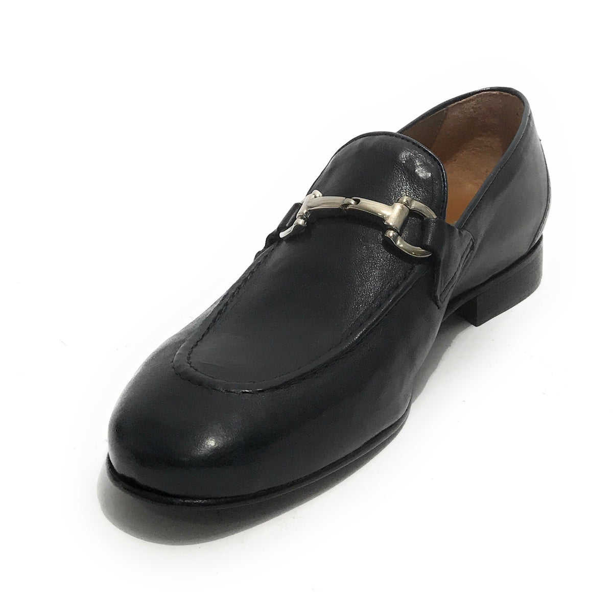 Mocassino uomo Elite con fibbia in pelle colore blu US21EL11
