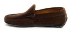 Mocassino tubolare uomo Elite in pelle scamosciata testa di moro US21EL15
