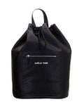 Borsa unisex Gaëlle zaino in ecopelle nero con logo B22GE35 GBUA611
