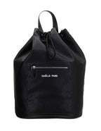 Borsa unisex Gaëlle zaino in ecopelle nero con logo B22GE35 GBUA611