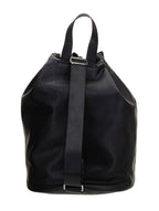 Borsa unisex Gaëlle zaino in ecopelle nero con logo B22GE35 GBUA611