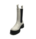 Scarpe donna Guess Stivale Chelsea boot Lori ecopelle stampa cocco white D22GU36 FL7LORPEL10