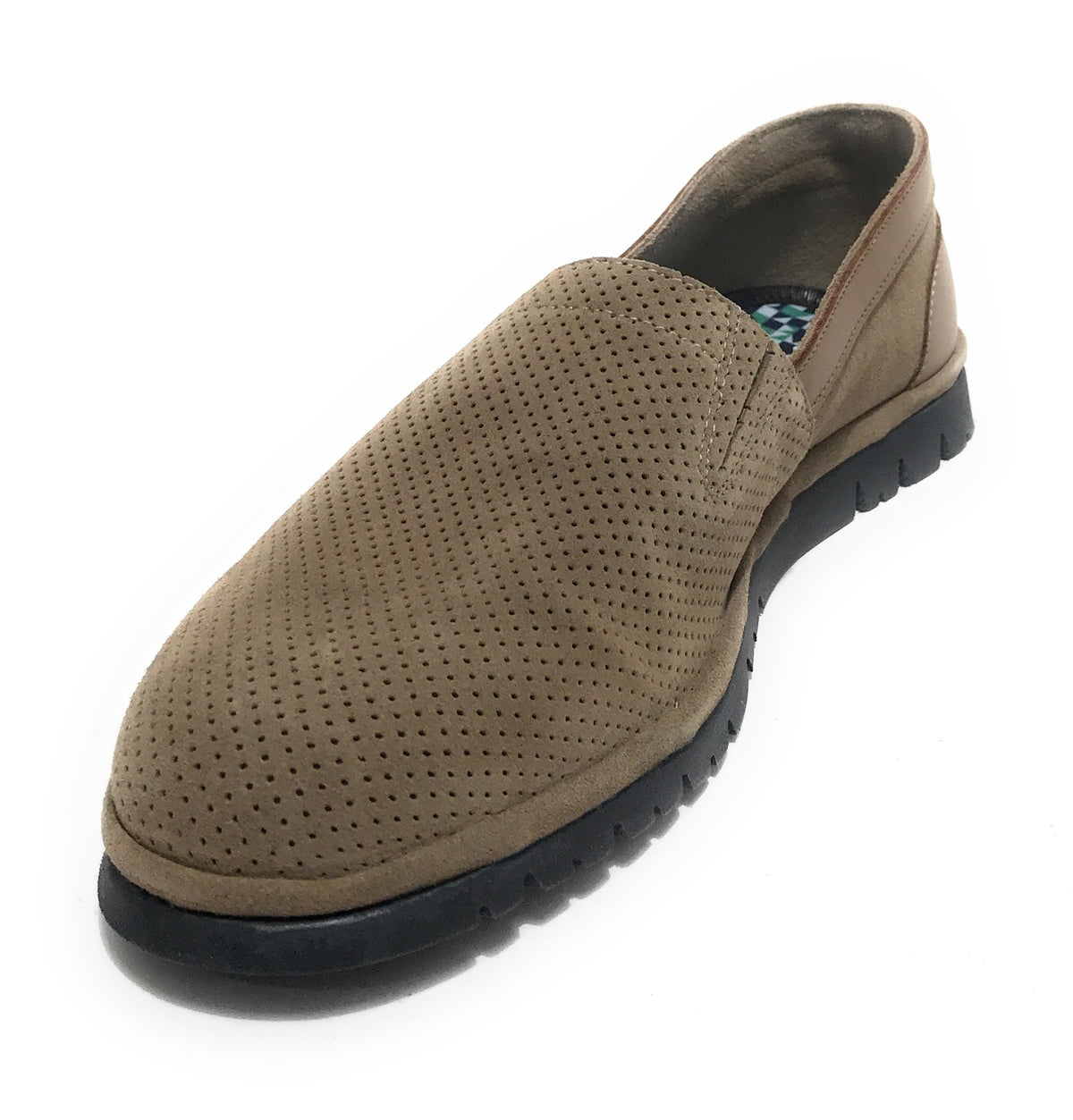 Scarpe uomo Ambitious 11162 mocassino in pelle scamosciata taupe US21AM26