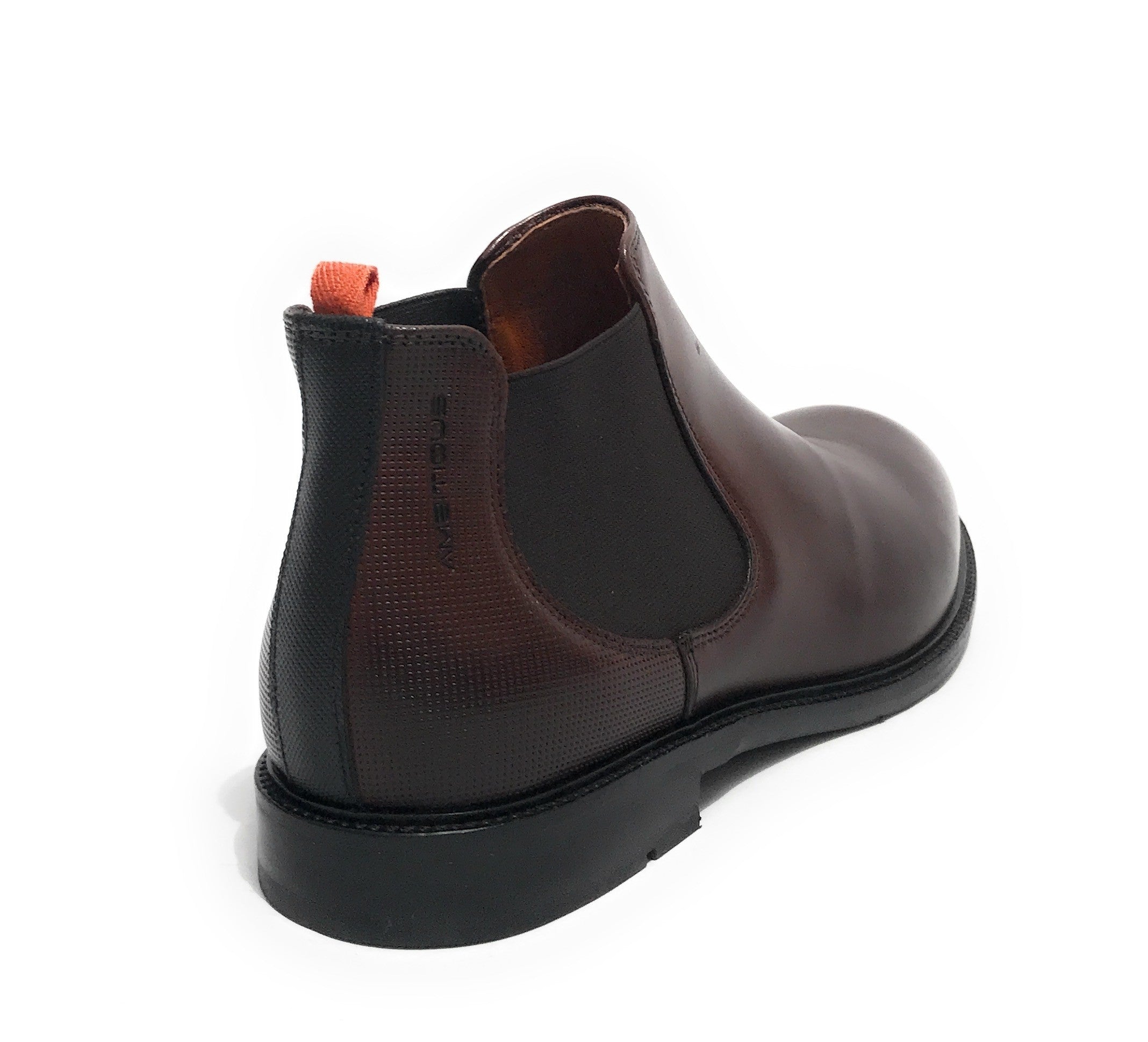 Scarpe uomo Ambitious 10875 stivaletto beatles in pelle colore brown U22AM09