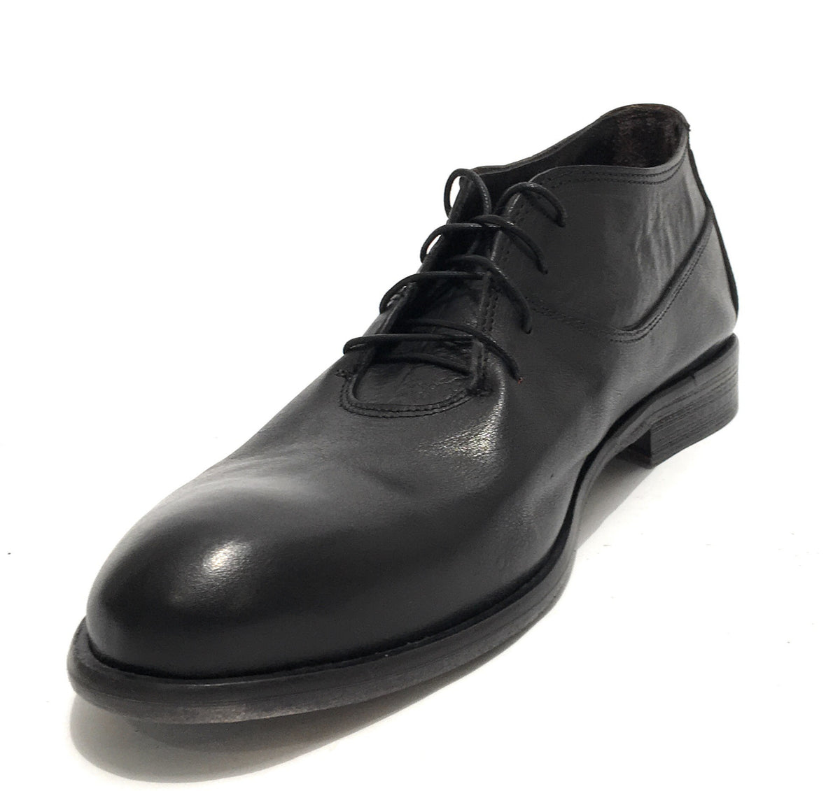 Scarpe Ton Goût francesina in pelle cimone colore nero uomo US19TG07