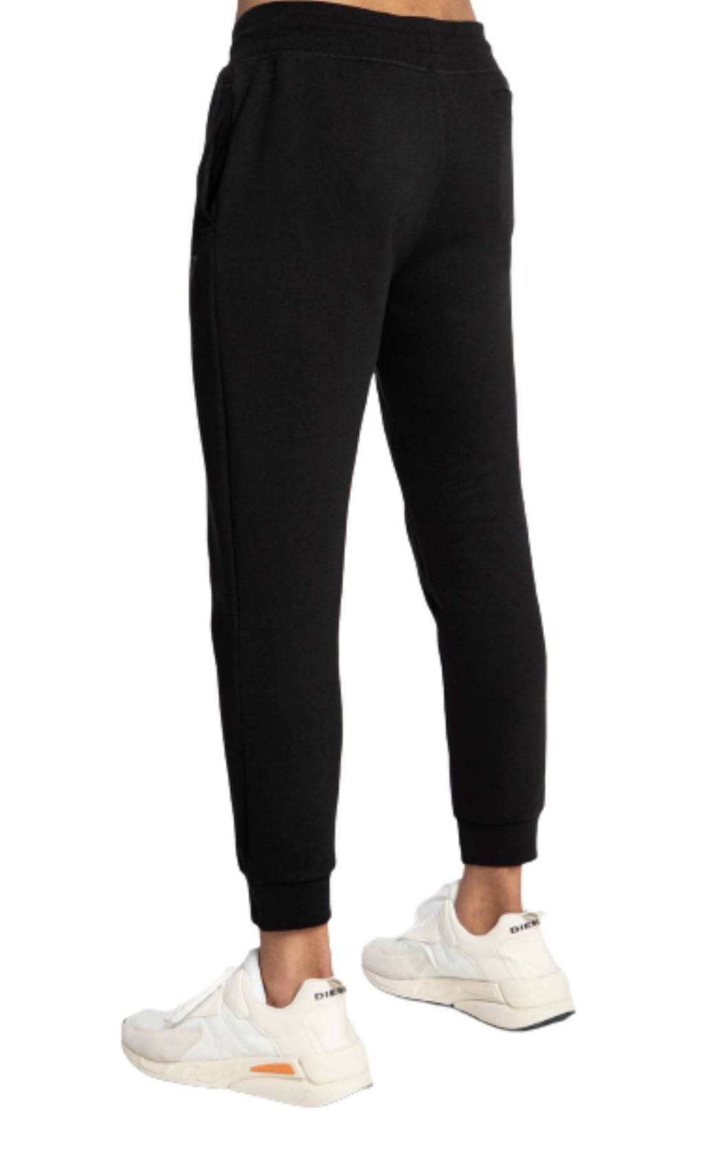 Pantalone uomo Guess Aldwin in cotone nero E22GU66 U1YA04K9V31