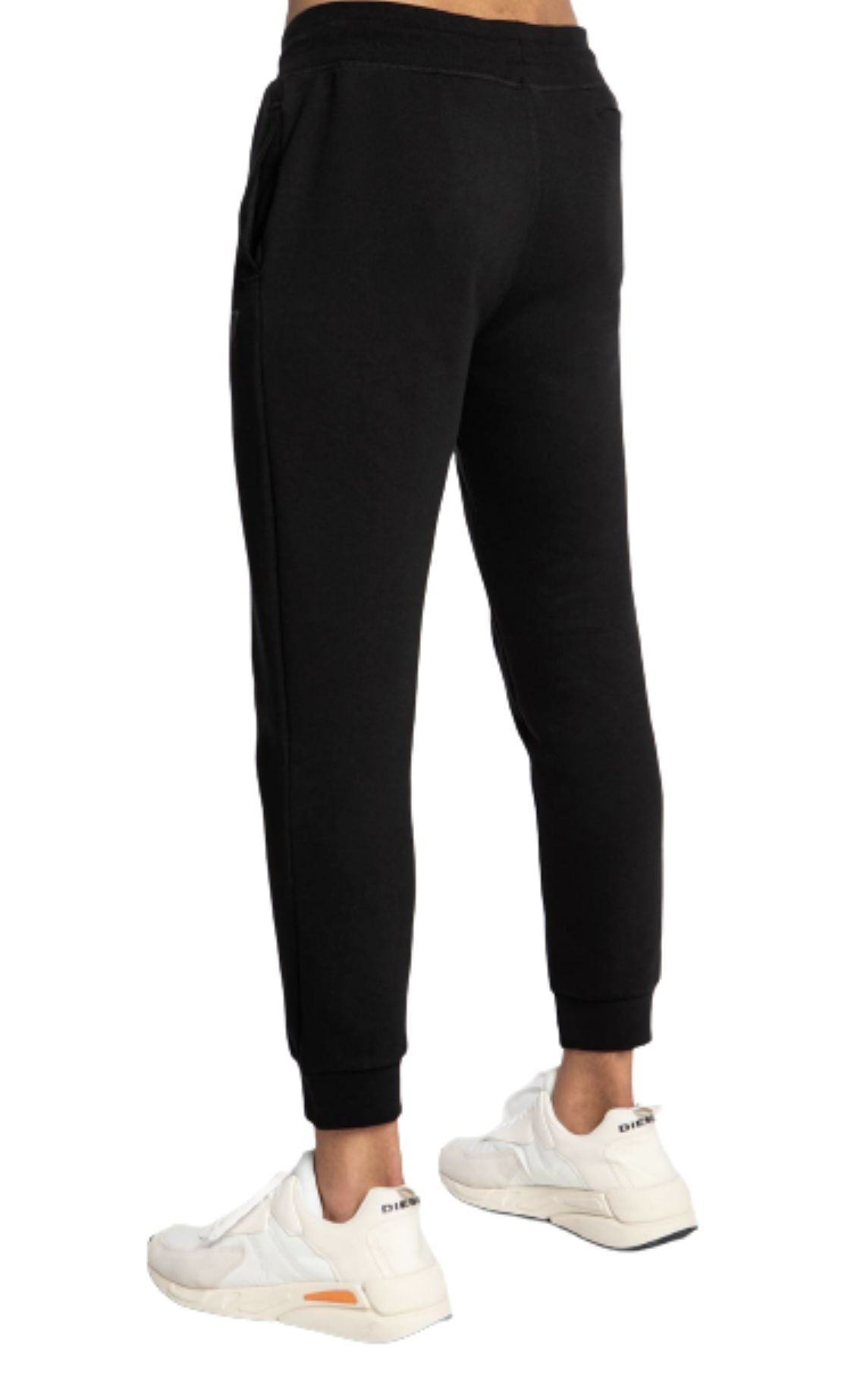 Pantalone uomo Guess Aldwin in cotone nero E22GU66 U1YA04K9V31