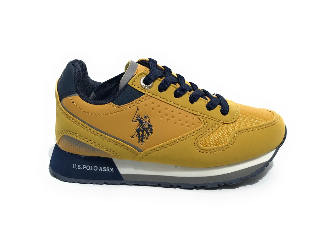 Scarpe US Polo sneaker Nobik 001 ecosuede/ nylon yellow Z23UP03