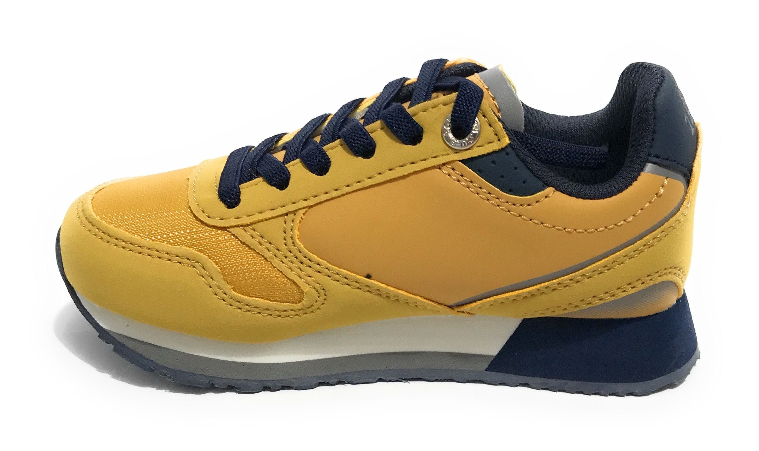 Scarpe US Polo sneaker Nobik 001 ecosuede/ nylon yellow Z23UP03