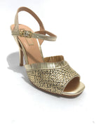 Scarpe donna sandalo Liu-jo April TC 95 wowen light gold DS21LJ25 SA1013