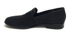 MOCASSINO UOMO ANTICA CUOIERIA MOD. AMALFI PELLE SCAMOSCIATA COL. BLU US19AC04